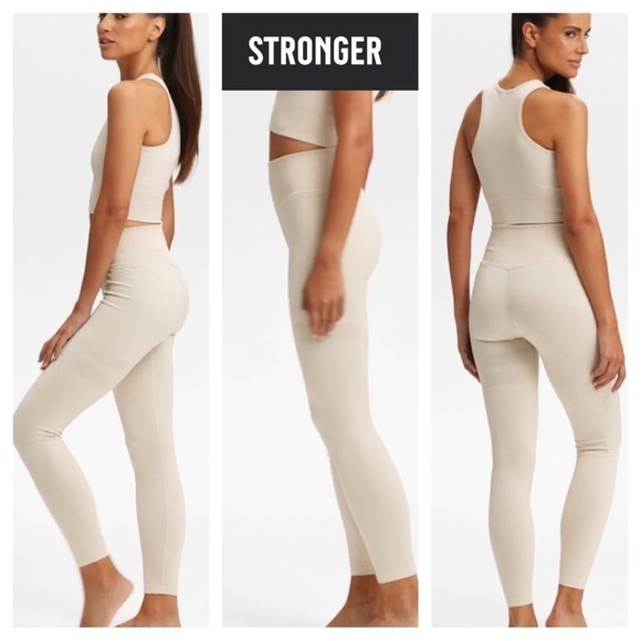 STRONGER Rib Seamless Leggings size S/XS - Picture 1 of 13
